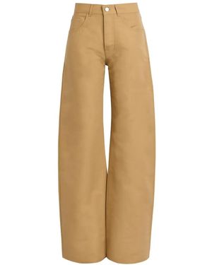 ARMARIUM Luke Broek Met Wijde Pijpen - Naturel