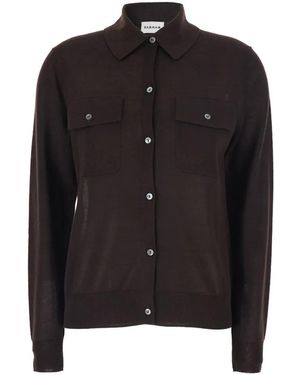 P.A.R.O.S.H. Chest-Pockets Cardigan - Black