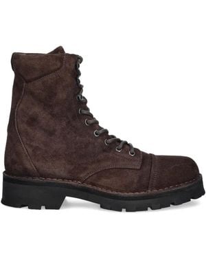 Fly London Lace-Up Boots - Brown