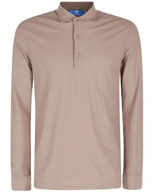 KIRED Long-Sleeved Polo Shirt - Pink