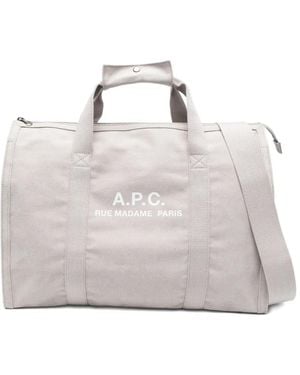 A.P.C. Recuperation Tote Bag - White