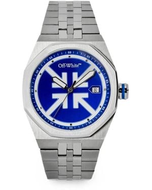 Off-White c/o Virgil Abloh No Grid Cushion-Shaped 39Mm Watch - Blue