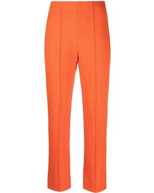 Sportmax Pantalon Court À Taille Mi-Haute - Orange