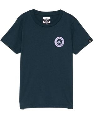 SPORT b. by agnès b. Logo-Print T-Shirt - Blue