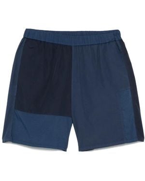 Grifoni Striped Shorts - Blue