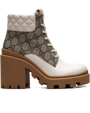 Gucci GG Ankle Boot - White