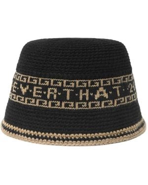 thisisneverthat Crochet Band Bucket Hat - Black