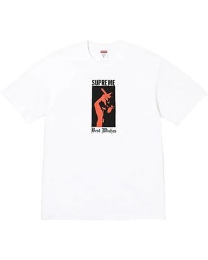 Supreme Wish T-Shirt Mit Grafischem Print - Weiß