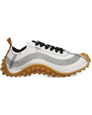 Ami Paris Mirage Mesh-Panelled Sneakers - White