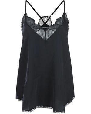 Zadig & Voltaire Silk Top - Black