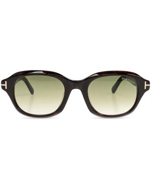 Tom Ford Square-Frame Sunglasses - Brown