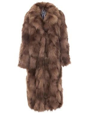 S.W.O.R.D Manteau En Fourrure Artificielle - Brown