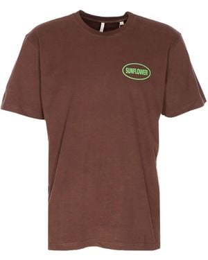 sunflower T-Shirt Con Stampa - Marrone