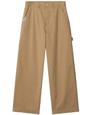 Chocoolate Straight-Leg Carpenter Trousers - White