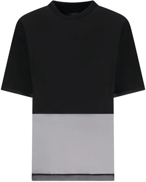 Sportmax Dottelia Colorblock T-Shirt - Black