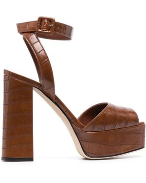 Giuseppe Zanotti Tarifa Open-Toe Sandals - Brown