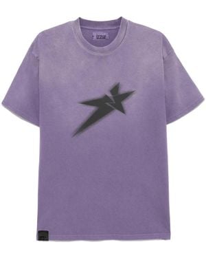 Izzue Graphic-Print T-Shirt - Purple