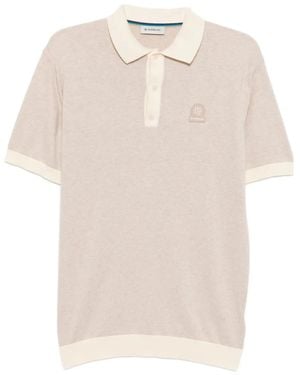 Sandbanks Logo-Embroidered Polo Shirt - White