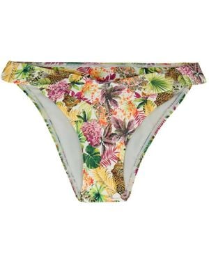 Aubade Exotic Fever Bikinislip Met Tropische Print - Naturel