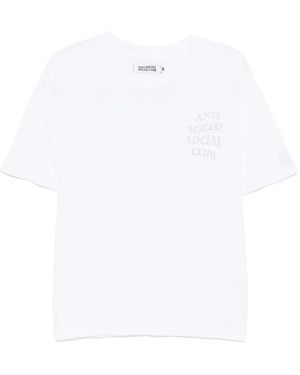 ANTI SOCIAL SOCIAL CLUB Mind Games Rhinestone T-Shirt - White