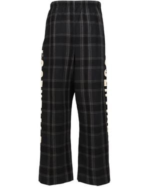Fear Of God Plaid Flannel Trousers - Black