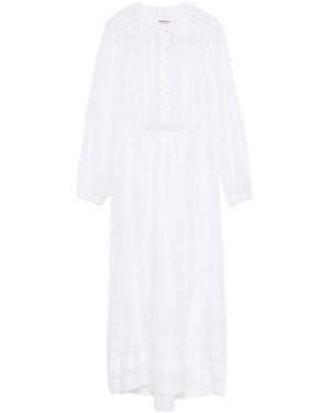 Isabel Marant Langärmeliges Kleid - Weiß