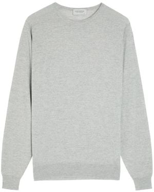 John Smedley Lundy Sweatshirt - Grey