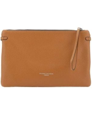 Gianni Chiarini Hermy Clutch Bag - Brown