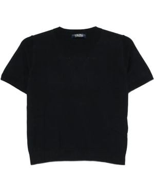 Max Mara Cashmere, Cotton And Silk Yarn Sweater - Black