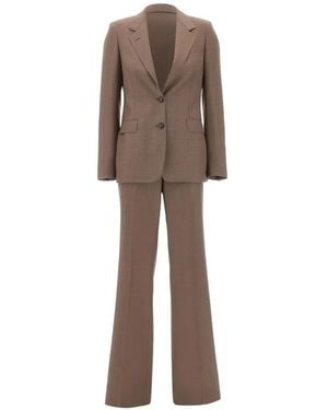Tagliatore Single-Breasted Virgin Wool Suit - Natural
