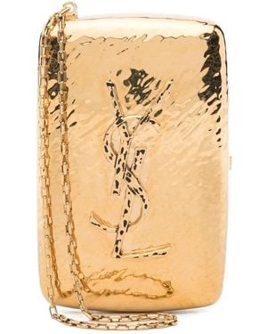 Saint Laurent Zigarettenetui Mit Logo - Mettallic