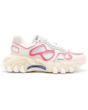 Balmain B-east パネル スニーカー - ピンク