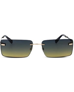 Calvin Klein Rectangle-Frame Sunglasses - Green