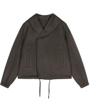 JNBY Double-Face Shawl-Lapel Jacket - Gray