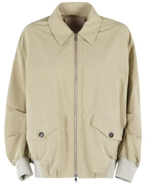 Tela Jacke mit Reißverschluss - Natur