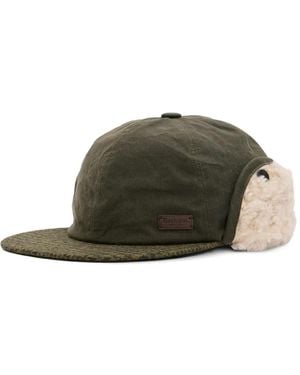 Barbour Check-Pattern Ear-Flap Cap - Green