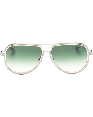 Dita Eyewear Outrcraft Pilot-Frame Sunglasses - Green