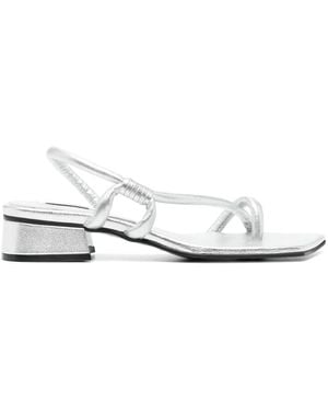 Reike Nen Noodle 40Mm Leather Sandals - White