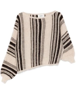 Ba&sh Gestreifter Pullover - Natur