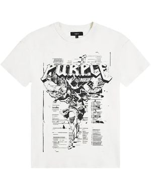 Purple Brand Mirage Graphic-Print T-Shirt - White
