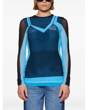 Loewe Trompe L'Oeil Top - Blue
