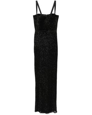 SILK LOVE & LACE Irina Dress - Black