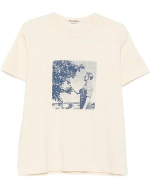 JW Anderson Graphic-Print T-Shirt - White