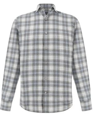 Paul & Shark Check-Pattern Shirt - Grey