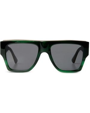 Temperley London Lunettes De Soleil Rectangulaires The Joan - Noir