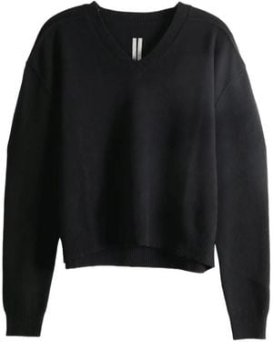 Rick Owens Tommy V Neck - Black
