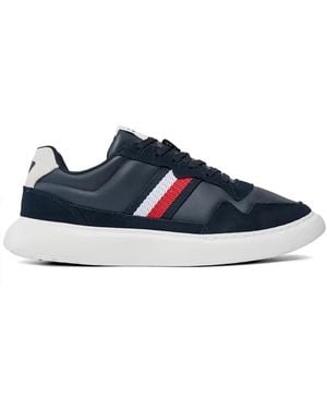 Tommy Hilfiger Striped Cupsule Trainers - Blue