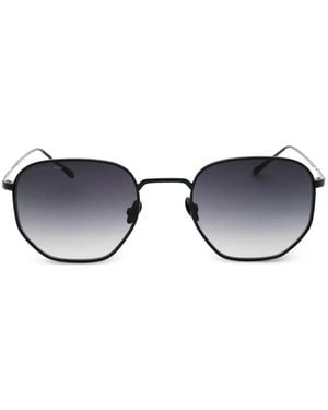 Lacoste Geometric-Frame Sunglasses - Blue