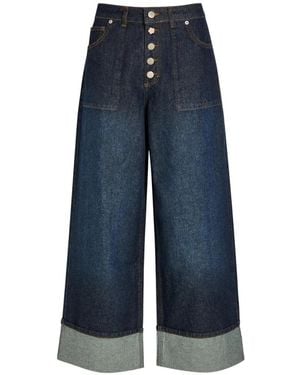 Damson Madder Gigi Wide-Leg Jeans - Blue