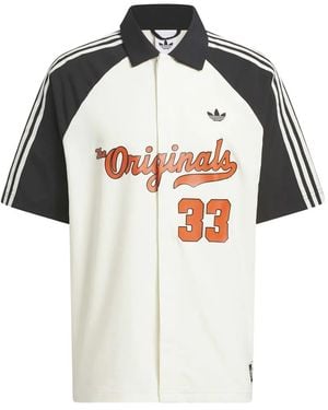 adidas Winter Shooter Raglan-Sleeve Shirt - White